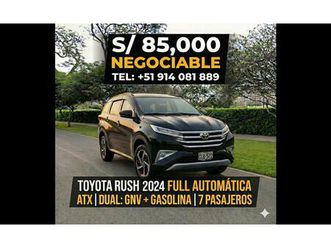 toyota rush 2025 gnv automática en lima ocasión