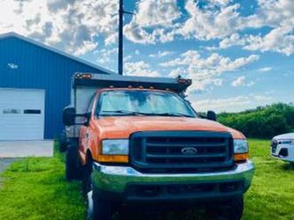 f5.50 commercial plow/dump/salt spreader truck 2001