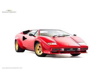 1984 lamborghini countach rouge manuel, 5 vitesses condui...