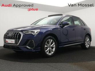 phev audi q3 s-line phev 45tfsie 245pk *automaat*trekhaak*beige leder*navi*blth*cruise*pdc*zetelverwarming*digital dashboard*...