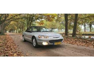 chrysler sebring 2.0 i cabrio 2001 blijvend youngtimer reg. — chrysler — marktplaats