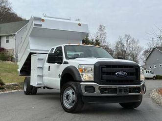 2015 ford f550 4x4 chipper dump truck