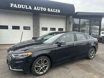 used 2019 ford fusion sel