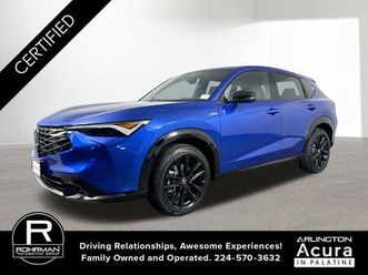 certified 2025 acura adx a-spec with advance
