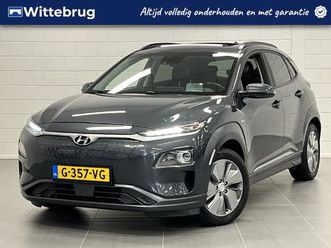 hyundai kona electric ev premium sky 64 kwh open dak | leder | full led | long range