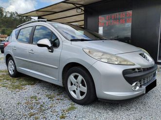 peugeot 207 sw 1.4i sport - nacional - gasolina / gpl - teto panoramico - revend... julho/08