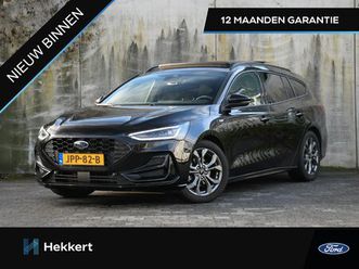 ford focus wagon st line x 1.0 ecoboost hybrid 155pk automaat schuif-dak | led matrix | winter pack | 17''lm | cruise.c | pdc + cam.