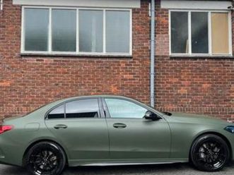 mercedes-benz c300e professionele matte military green wrap — mercedes-benz — marktplaats