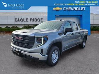 new 2025 gmc sierra 1500 pro hd rear vision camera, hitch guidance, led cargo area lighting, power door locks, power front window