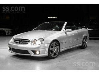 mercedes clk63 amg, cena 27 300 €. pārdod mercedes-benz clk 63 amg cabriolet 284–390 mhz) amg apskates - sludinājumi