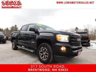2019 gmc canyon 4x4 4wd truck all terrain w/leather clean! crew cab