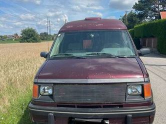 chevrolet astro ausgebauter camper van für bastler