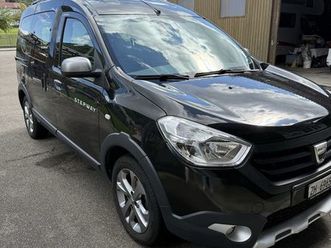 dacia dokker stepway 1.2, schwarz, jg 2015, top zustand!