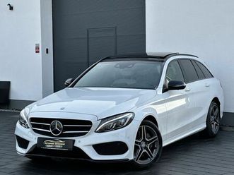 mercedes-benz c 300 t*7g*amg-line*voll*2h*pano*distr+360°ahk*