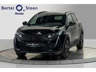 peugeot 3008 phev gt blackpack 4x4 || panorama || el seter 2021, 67 000 km, kr 319 000,-
