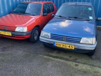 peugeot 205 1.4 generation 1997 blauw en rood (nwe apk) — peugeot — marktplaats