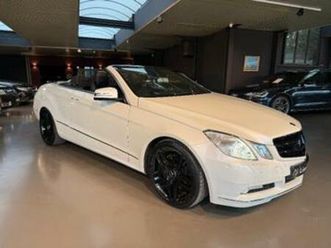 ② mercedes e 250 cdi cabrio blueef automatik avantgarde — mercedes-benz — 2ememain