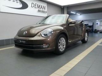 ② volkswagen new beetle brun métallisé cab 1.2 tsi — volkswagen — 2ememain