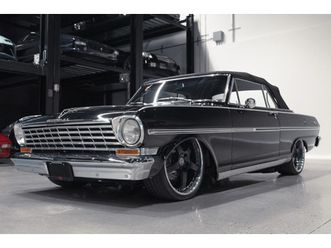 supercharged 7.0l ls–powered 1963 chevrolet chevy ii nova ss convertible