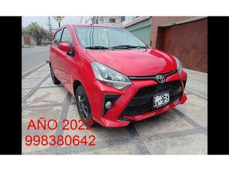 toyota agya 2022 usado impecable precio oportunidad lima