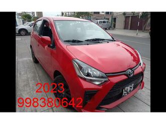 toyota agya 2023 económico mecánico gasolina lima