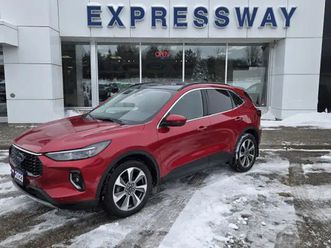 2023 ford escape platinum, hybrid, leather, moonroof, nav! loade