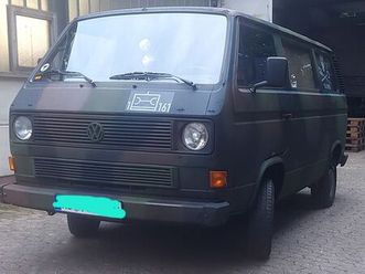 volkswagen vw t3, bundeswehr, funker bulli, camouflage