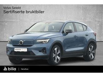 volvo c40 recharge twin motor plus krok, varmepumpe++ 2023 blå