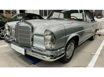 1962 mercedes-benz 220 seb w111 cabrio w111 a vendre