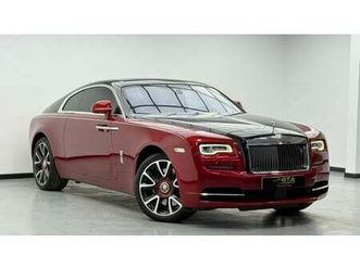 rolls-royce wraith 2019 rolls-royce wraith black badge, warranty, service history, excellent condition, gcc