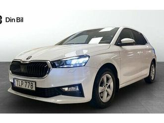 skoda fabia style 1,0 tsi dsg | v-hjul | motor & kupevärmare