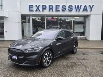 2022 ford mustang mach-e premium, awd, standard range, local tra