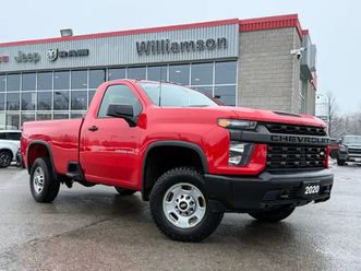 2020 chevrolet silverado 2500hd work truck new cooper tires