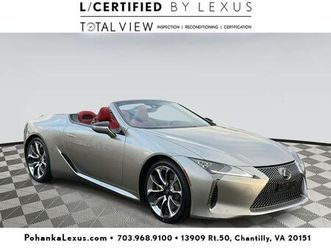 certified 2023 lexus lc 500 base
