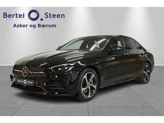 e300e amg plus | distronic, minne, panorama, burmester