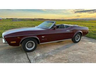 1971 ford mustang rouge foncé automatique, 3 vitesses con...