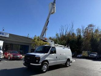 2012 ford e350 versalift bucket cargo van