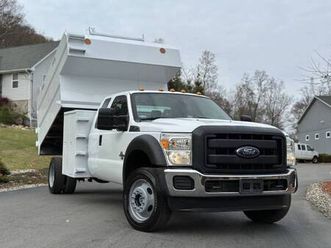 2015 ford f550 4x4 chipper dump truck