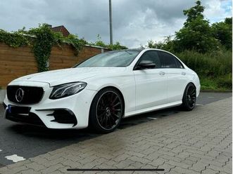 mercedes-benz e350e amg line e klasse mercedes benz weis...