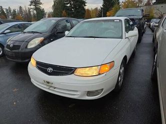 1999 toyota solara sle coupe 2d v6, 3.0 liter - cudl certified!