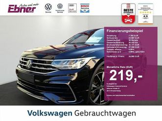 volkswagen tiguan r-line tsi dsg ahk+kamera+acc+matrix+navi