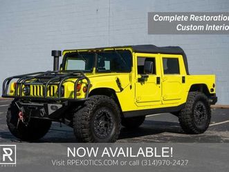 2000 am general hummer open top sport utility 4d