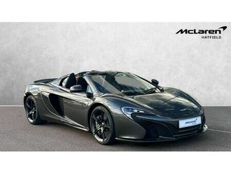 mclaren 650s spider 3.8t v8 ssg euro 6 2dr
