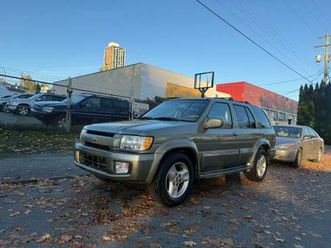 2001 infiniti qx4 luxury 4wd local no accident low km clean pathfinder