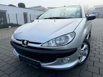 peugeot 206 cc platinum cabrio*el-verdeck*alu*