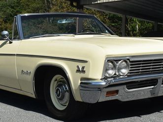 1966 chevrolet impala convertible ss 427 #'s matching show car