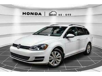 2016 volkswagen golf sportwagen trendline jamais accidenté + bas kilométrages + bl