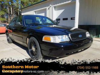 2009 ford crown vic police interceptor solid black *southern motor co*