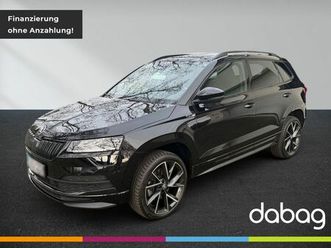 skoda karoq 1.5 tsi dsg sportline rfk navi ahk 19 zoll