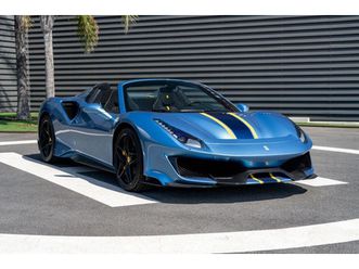 ferrari 488 pista spider carbon * нов 91км* лимитиран* лизинг*